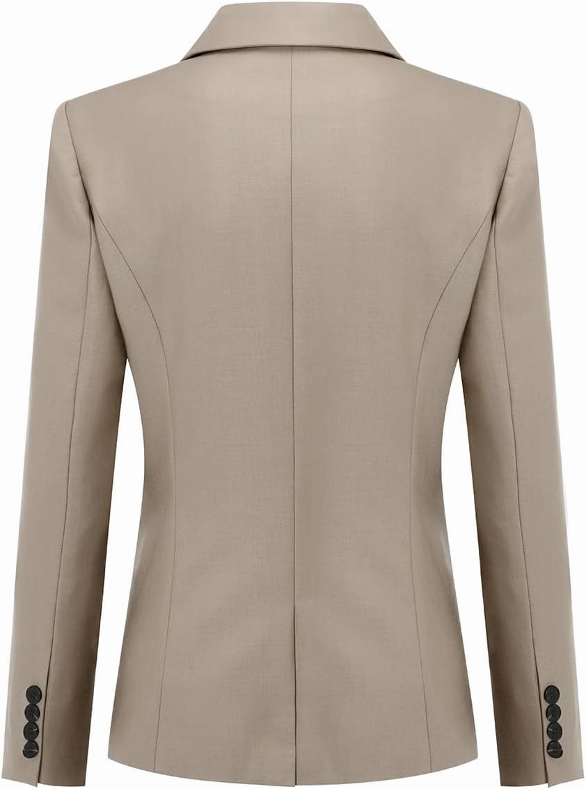 YUNCLOS Women's 2 Piece Office Work Suit Set One Button Blazer and Pants
