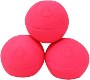 Zeekio Taylor Tries Signature Pro Series Juggling Balls- Professional 8 Panel Ball with Drawstring Carry Bag - 110 Grams, 67mm - Set of 3 (Pink)