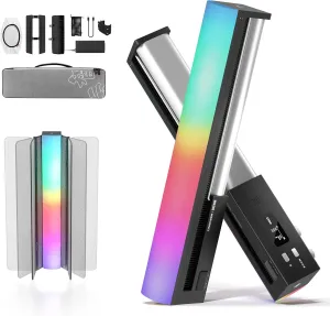 ZHIYUN CINEPEER C100 100W RGB Stick Light [Official] LED APP Control Video Light Wand Handheld 2700K-6500K CRI 95  TLCI 98  Continuous Output Lighting for 6*4500 mAh Photography 14.3" Tube Light COMBO