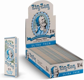 Zig-Zag Rolling Papers 1¼ Ultra Thin - Limited Edition Vintage (24 Booklets) - 32 Sheets Each
